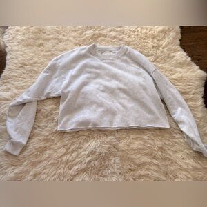 cropped sweatshirt